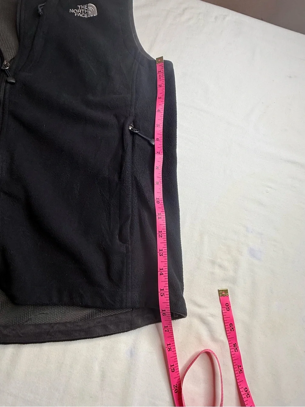 The North Face Black Men's Fleece Vest with Logo
